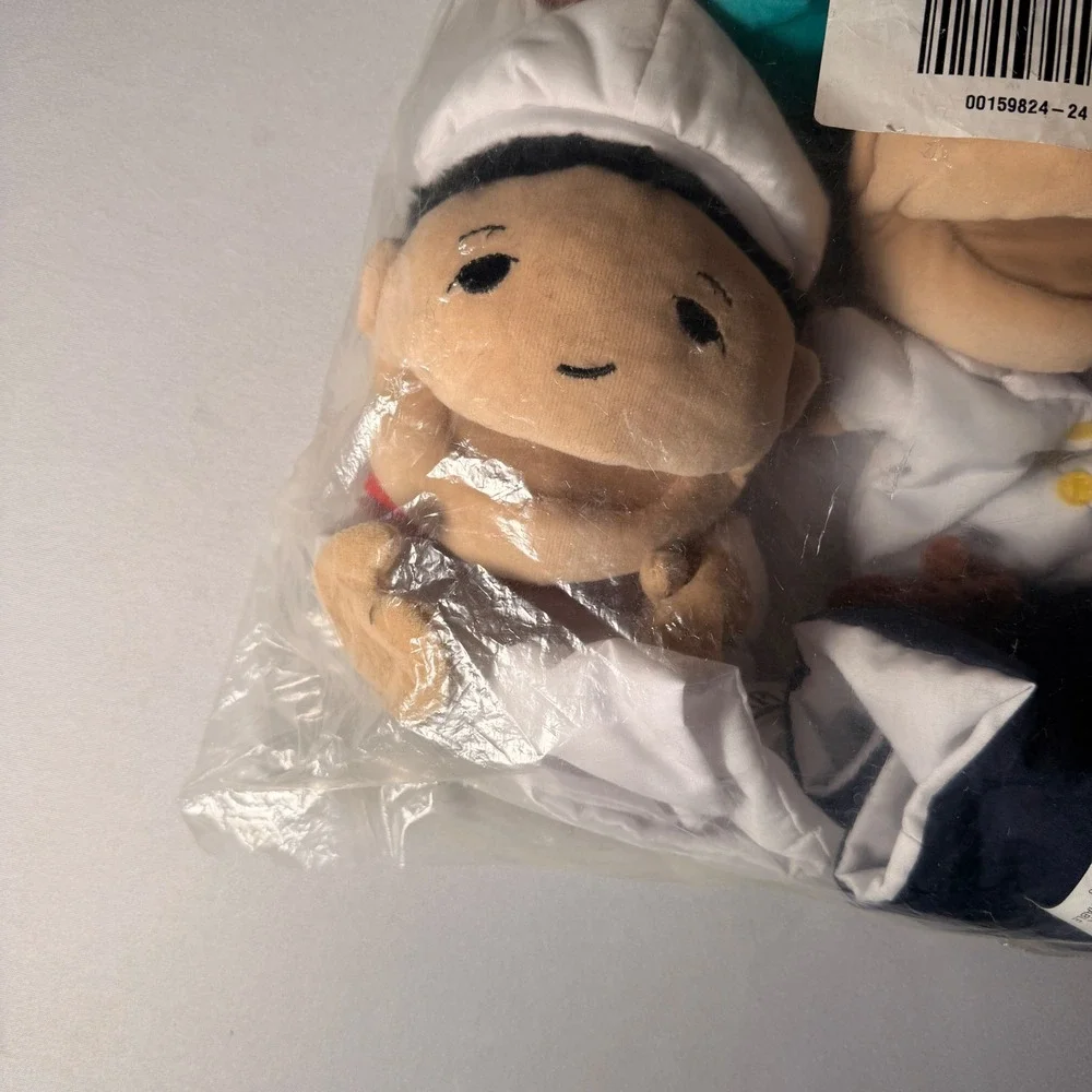 Kaplan Occupation Puppet‎ Set Kids Multicolor Plush Educational Career Learning